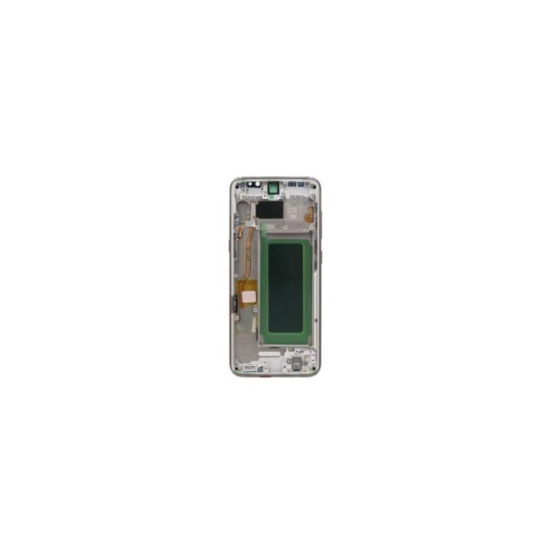 PANTALLA OLED SAMSUNG S8 G950F CON MARCO PLATA ( TAMAÃO POCO PEQUEÃO)