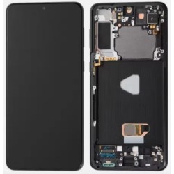 PANTALLA SAMSUNG S21 PLUS OLED CON MARCO TAMAÃO ORIGINAL COLOR NEGRO
