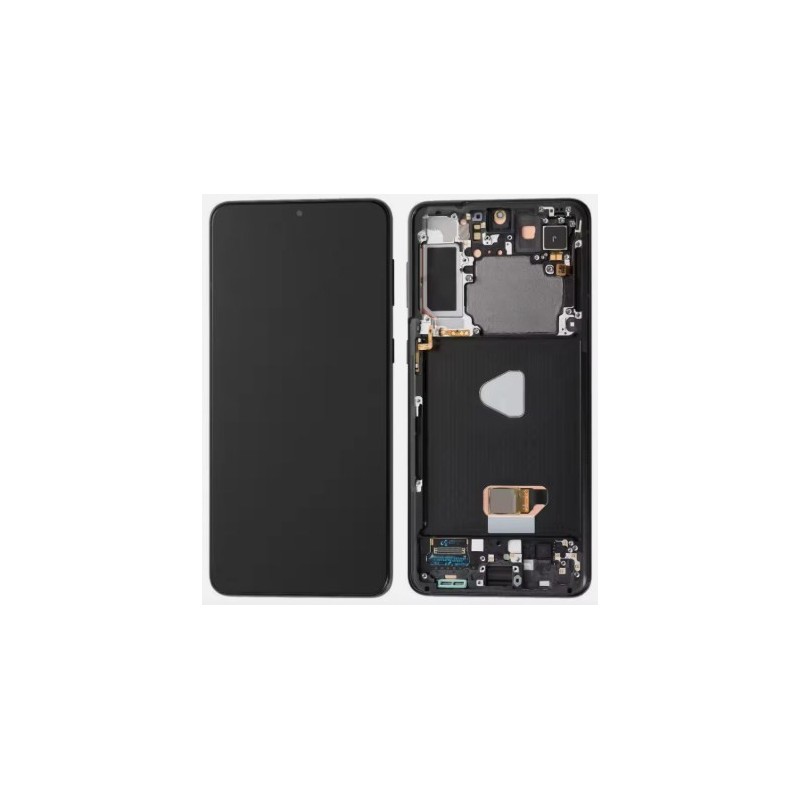 PANTALLA SAMSUNG S21 PLUS OLED CON MARCO TAMAÃO ORIGINAL COLOR NEGRO