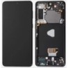PANTALLA SAMSUNG S21 PLUS OLED CON MARCO TAMAÃO ORIGINAL COLOR NEGRO