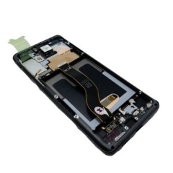 Pantalla Samsung  S20 FE ORIGINAL CON MARCO NEGRO