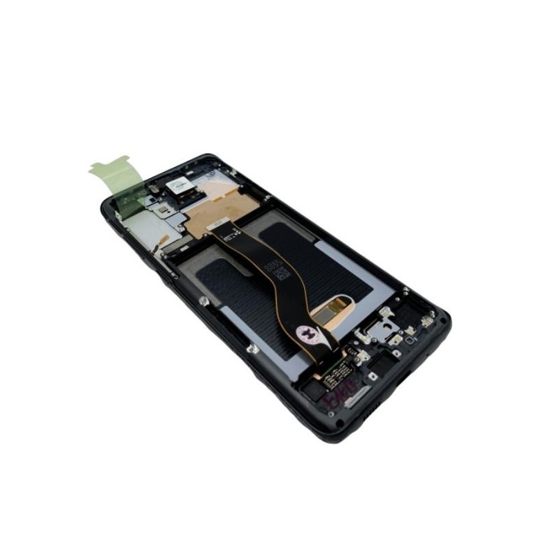 Pantalla Samsung  S20 FE ORIGINAL CON MARCO NEGRO