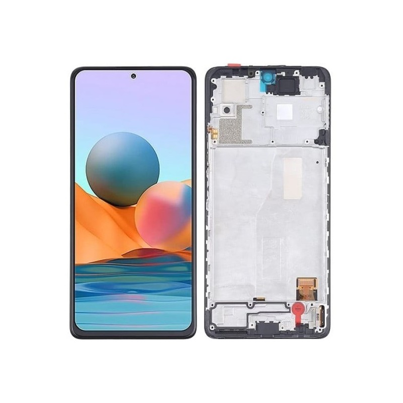 PANTALLA REMANUFACTURADA CON MARCO REDMI NOTE 10S/ REDMI NOTE 10 4G / POCO M5s